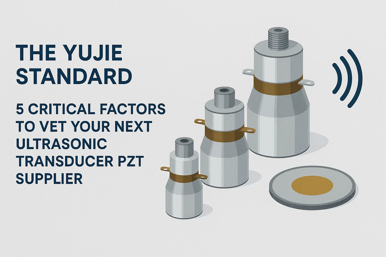 ミッションクリティカルなアプリケーションのための超音波トランスデューサーPZTサプライヤーを審査するための5つの重要な要素 | Yujieスタンダード