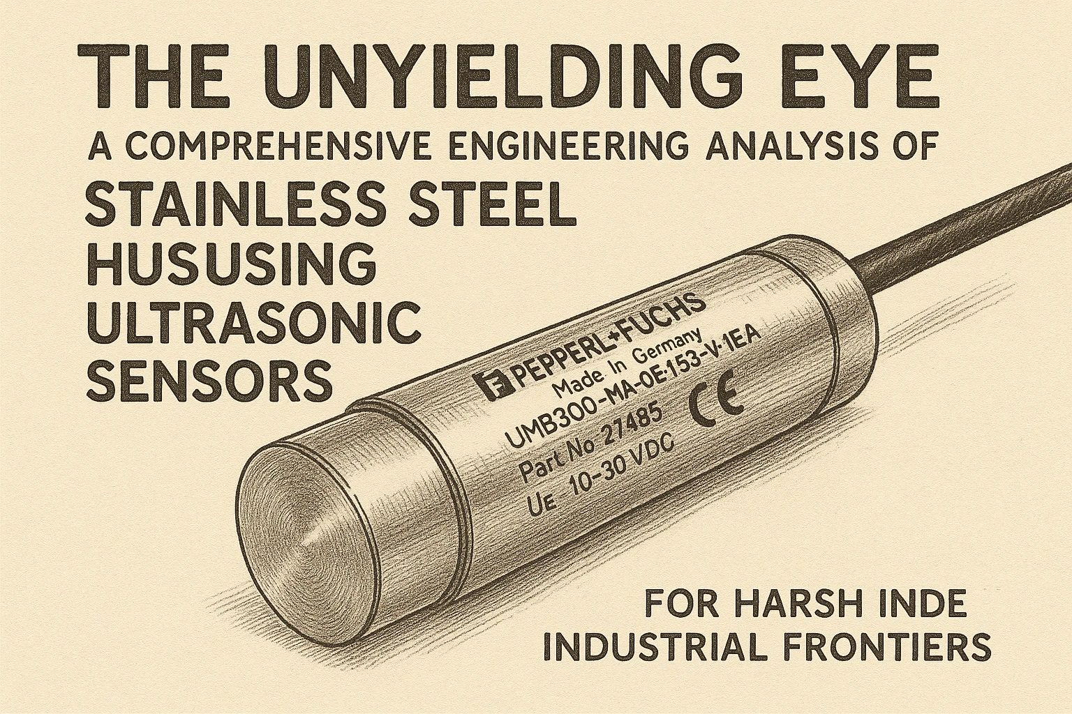 過酷な産業環境向けのステンレススチールハウジング超音波センサー - 食品加工、製薬、化学用途 |ユジエ・ピエゾ