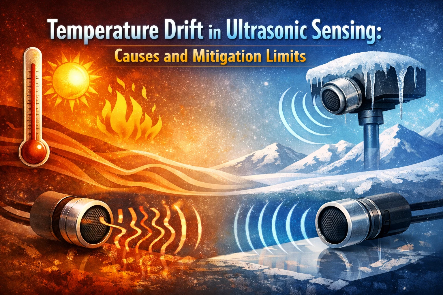 超音波信号伝播に対する熱勾配の影響