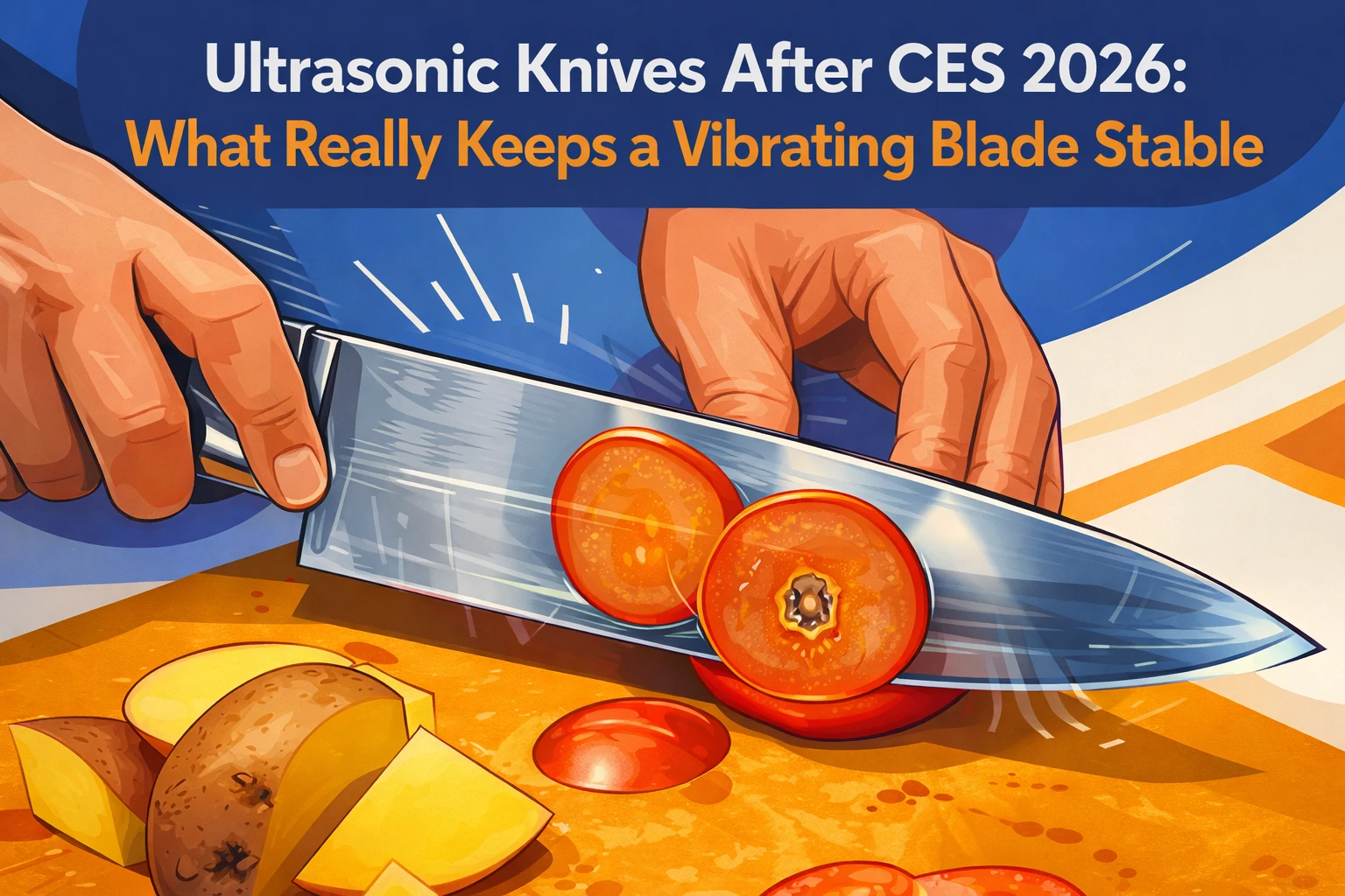 C-200 ブレードの安定性、圧電トランスデューサー スタック、熱管理システムを示す CES 2026 ハンドヘルド超音波ナイフ工学分析