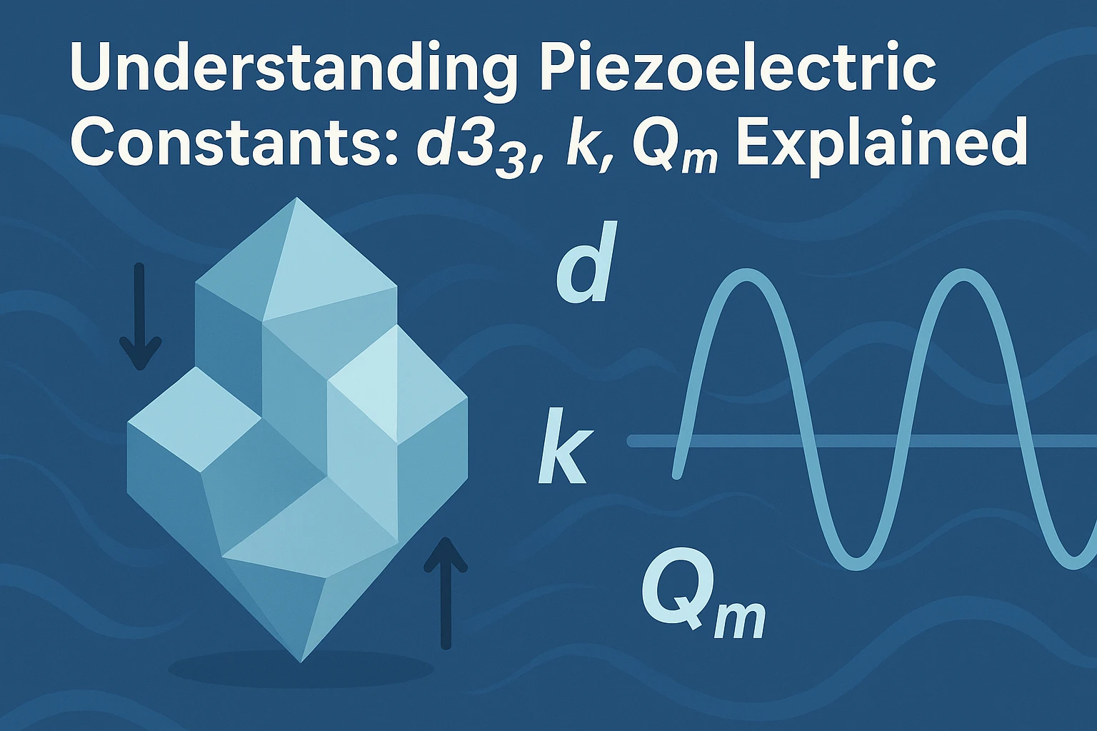 Illustration for 圧電定数を理解する:d33、k、Qmの解説