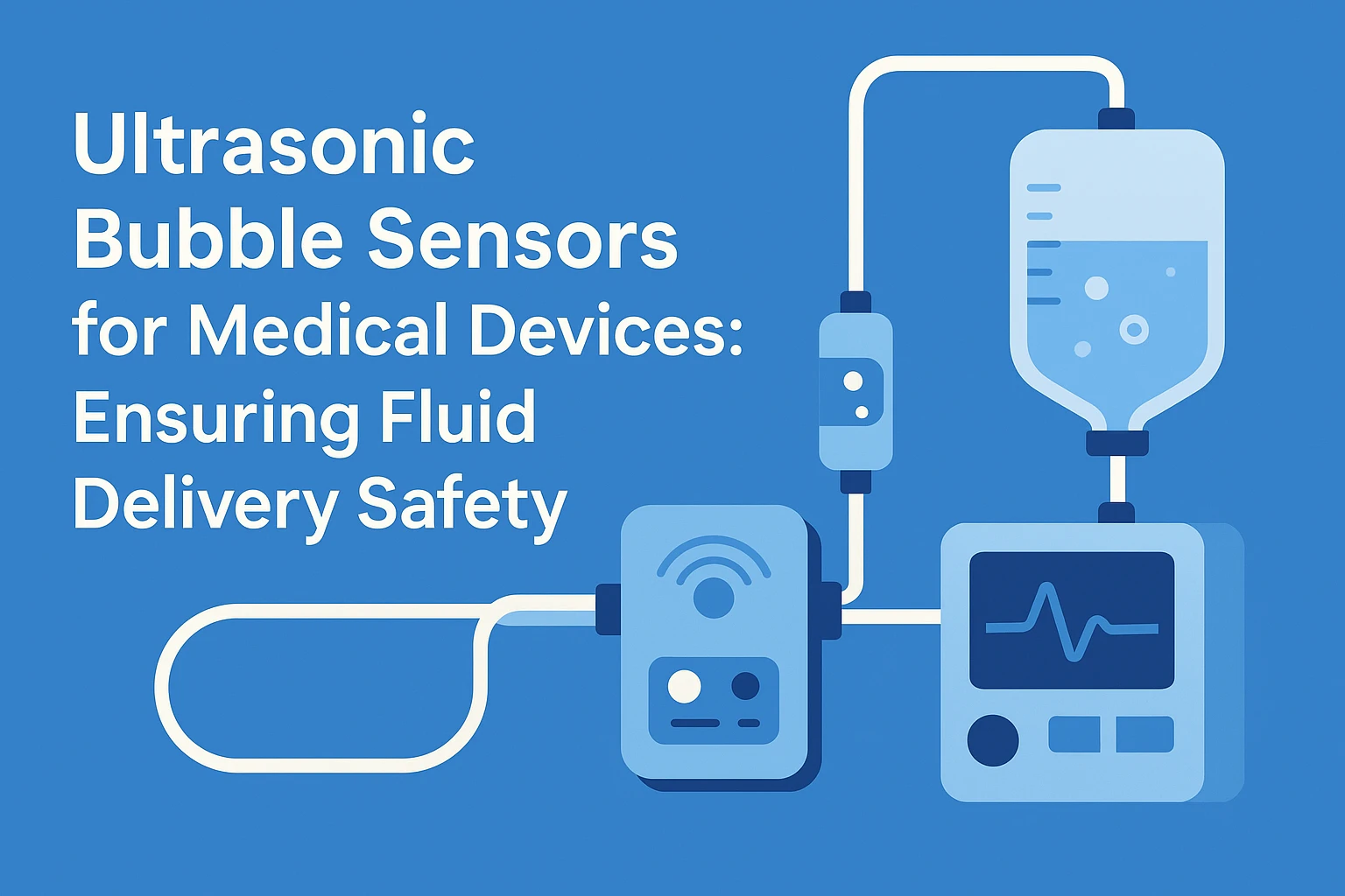 医療機器用超音波気泡センサー - 流体供給の安全性と空気塞栓症の予防 | Yujie Technology