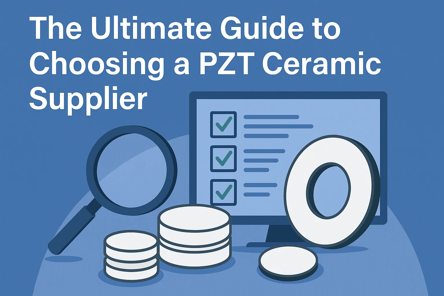 高性能圧電コンポーネントのための信頼できるPZTセラミックサプライヤーを選ぶためのガイド | Yujie Technology