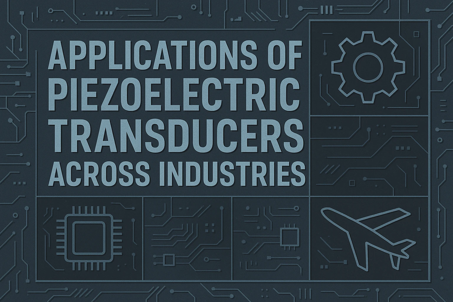 さまざまな産業用超音波アプリケーションのコラージュ | Yujie Technology