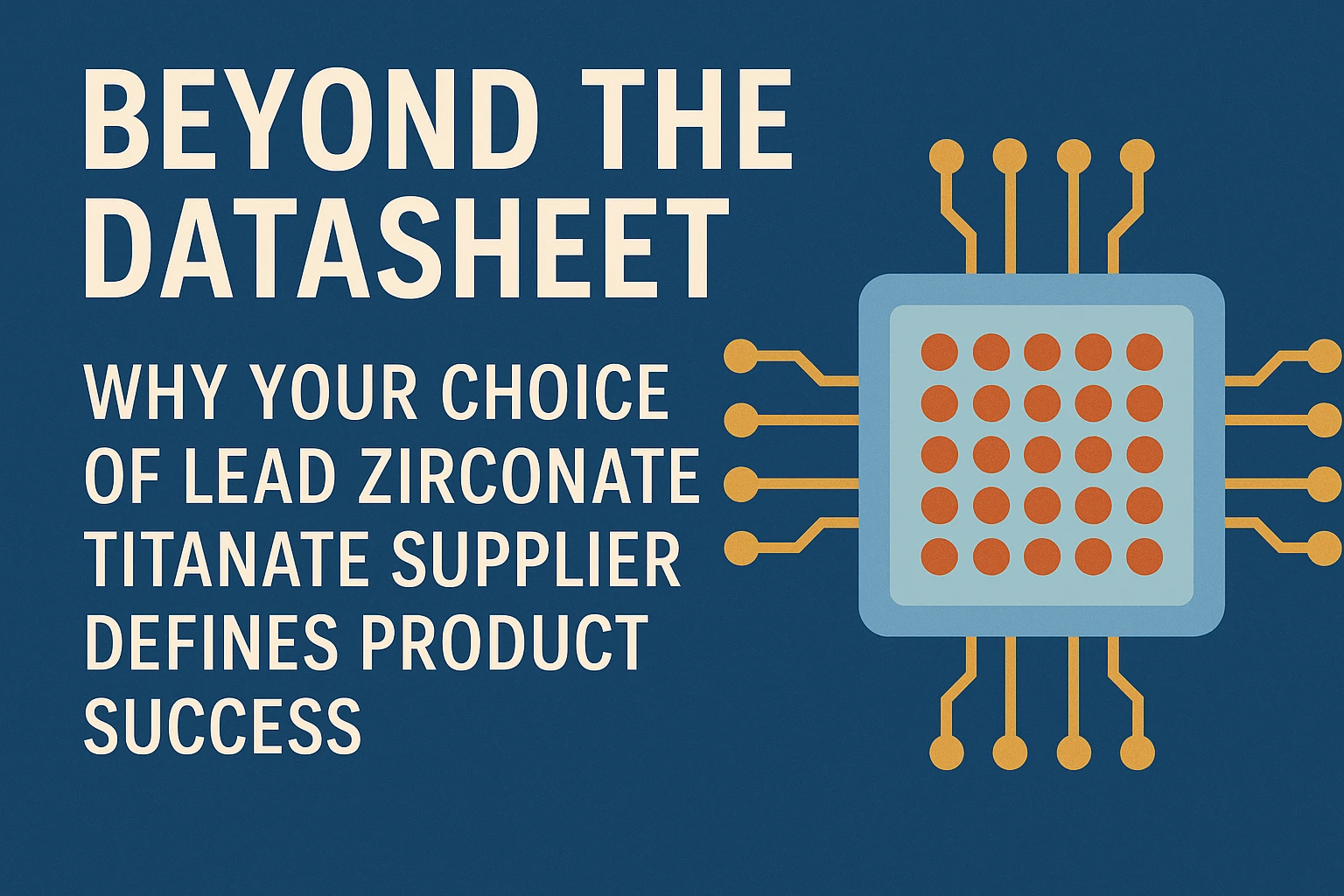 材料の習得と製造の完全性を備えたチタン酸ジルコン酸鉛サプライヤーの卓越性 | Yujie Technology