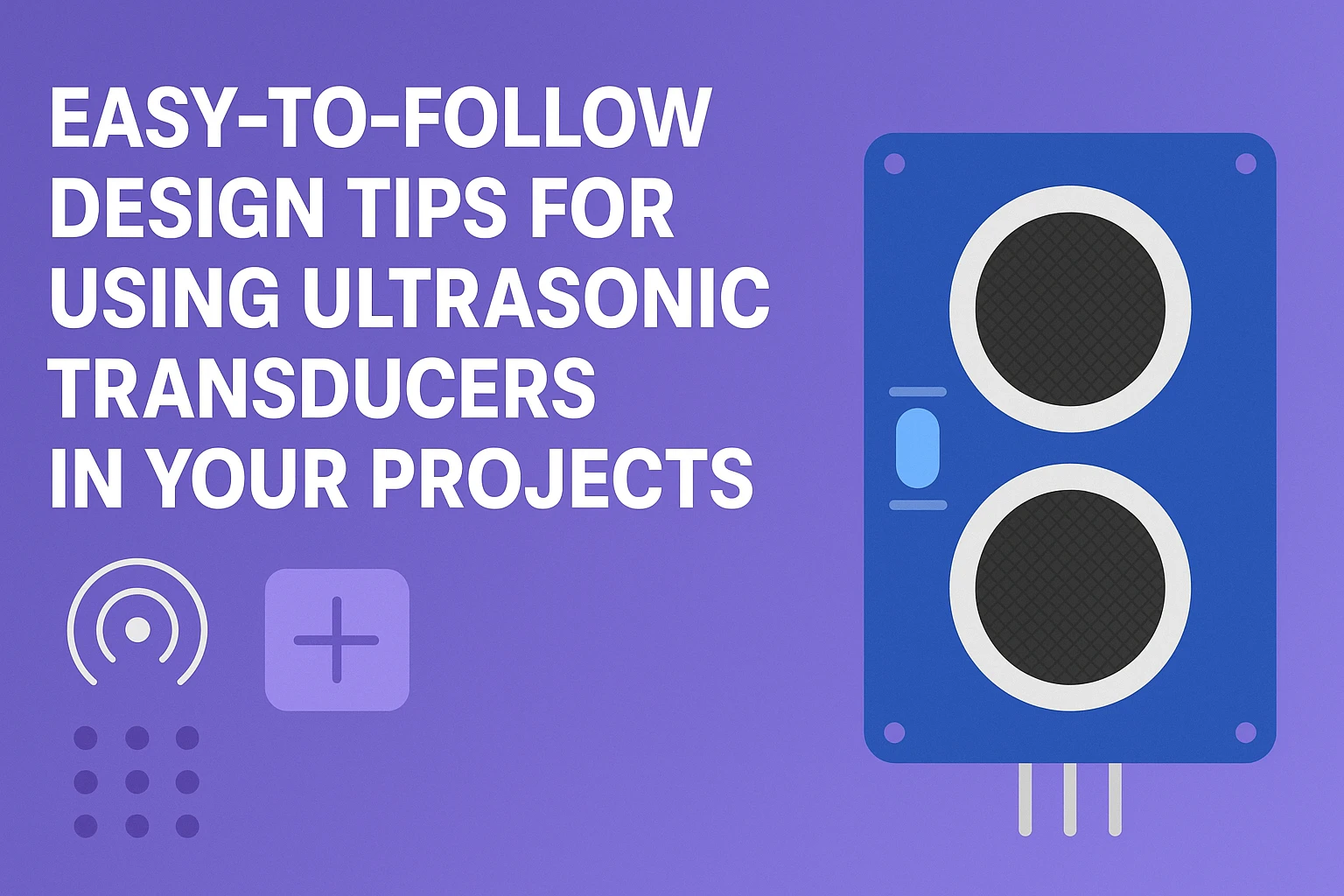 超音波トランスデューサの設計のヒント - エンジニアリングプロジェクトのための実用的な統合ガイド | Yujie Technology