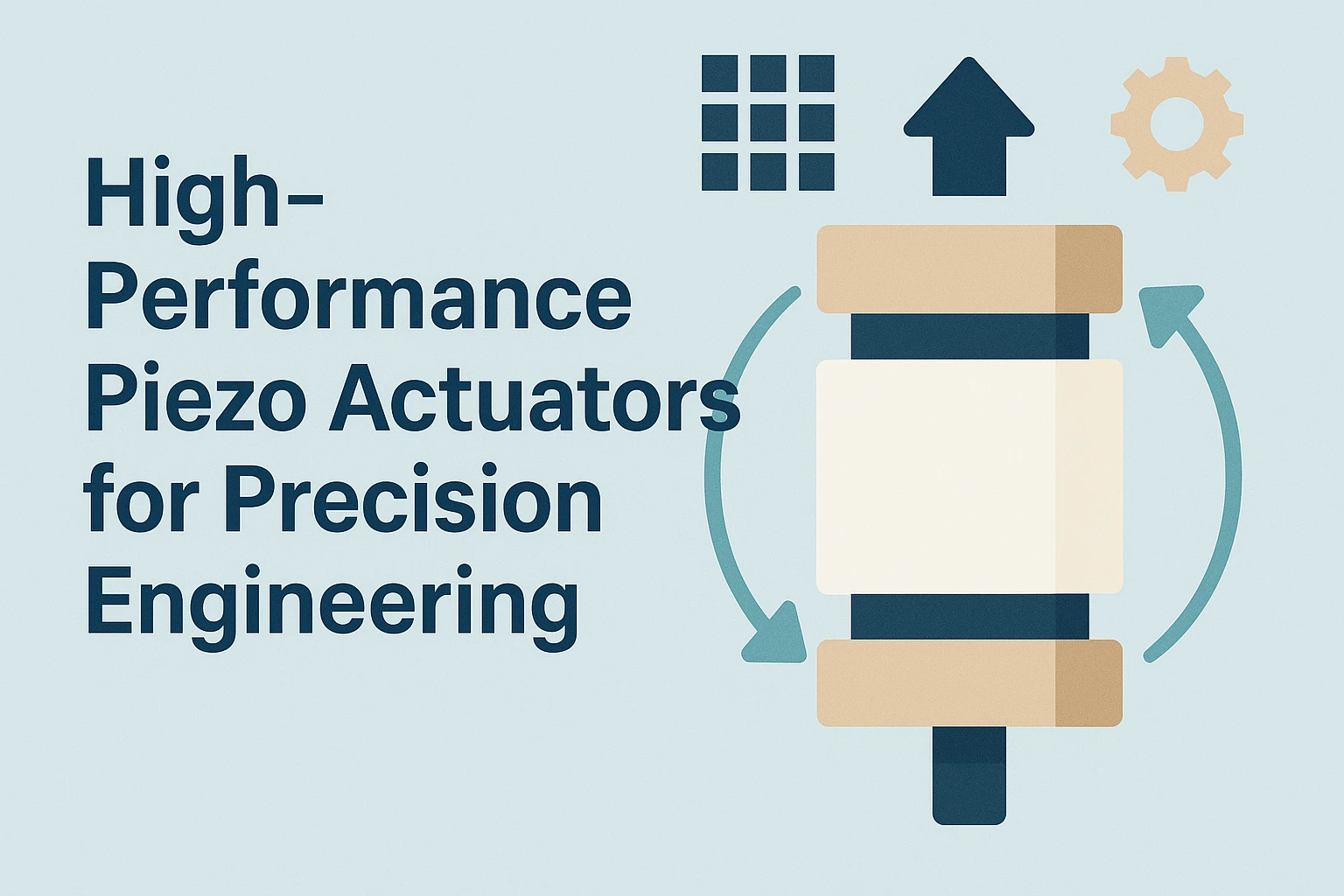 高速応答と高出力でサブナノメートル工学向けの精密ピエゾアクチュエータ | Yujie Technology