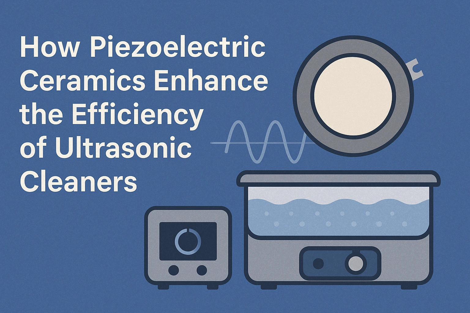 高周波トランスデューサ技術を通じて超音波洗浄機の効率を向上させる圧電セラミックス | Yujie Technology