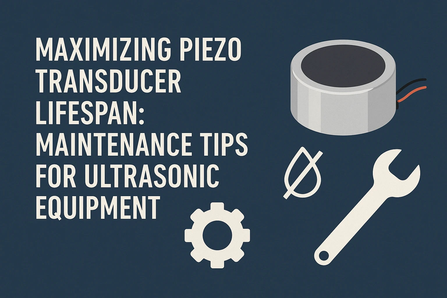 ピエゾトランスデューサの寿命を最大化するためのメンテナンスのヒント | Yujie Technology