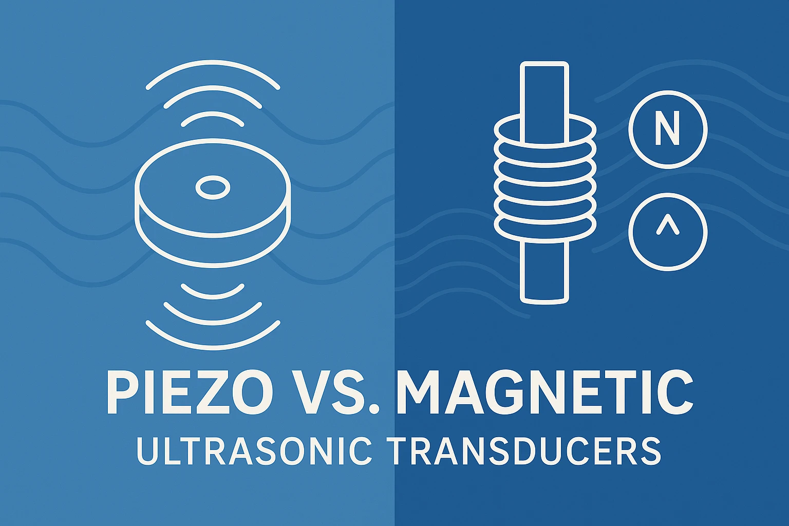圧電式と磁歪式の超音波トランスデューサ技術の比較 | Yujie Technology