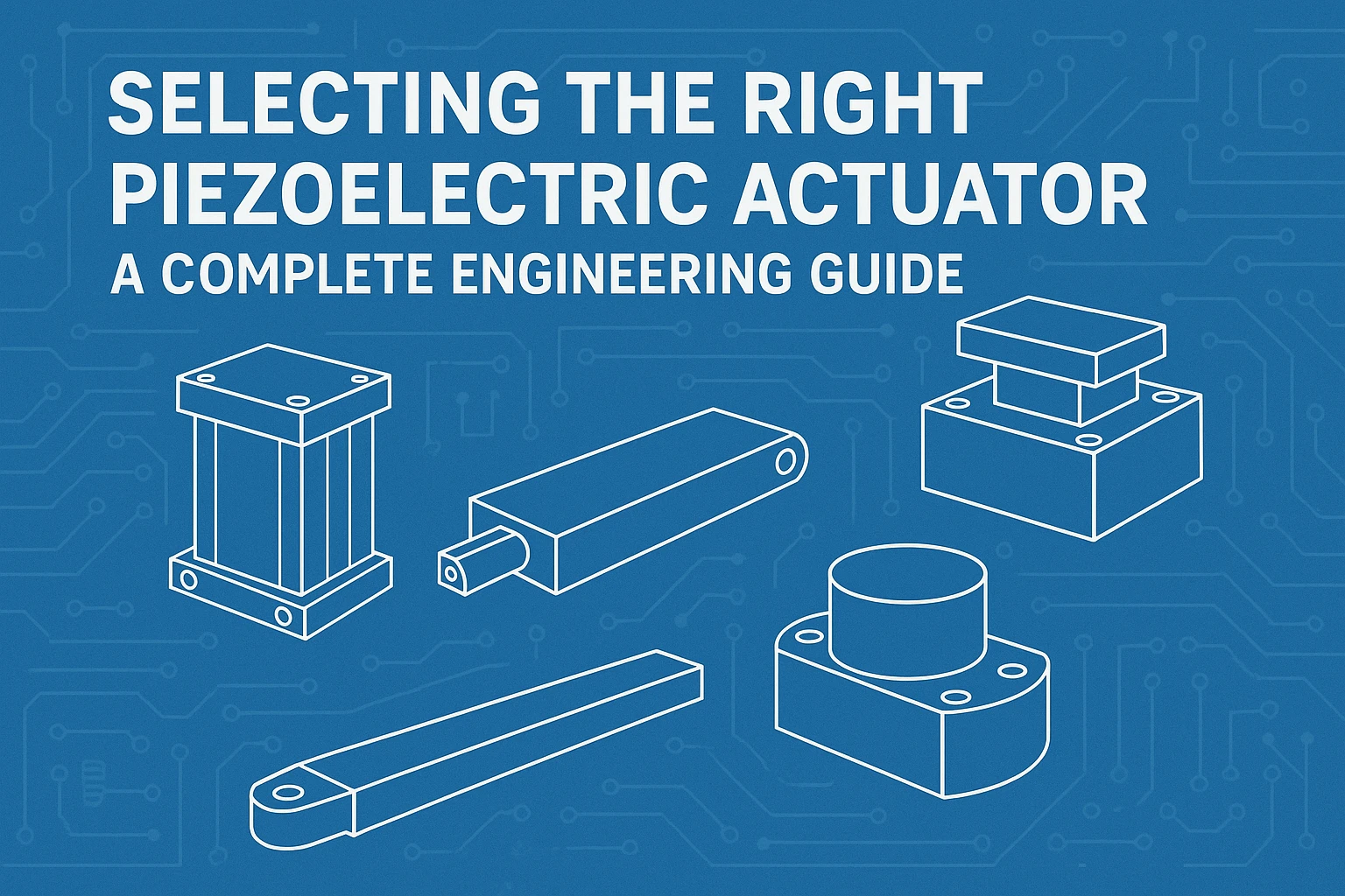 精密モーション制御および産業用アプリケーション向けの圧電アクチュエータ | Yujie Technology