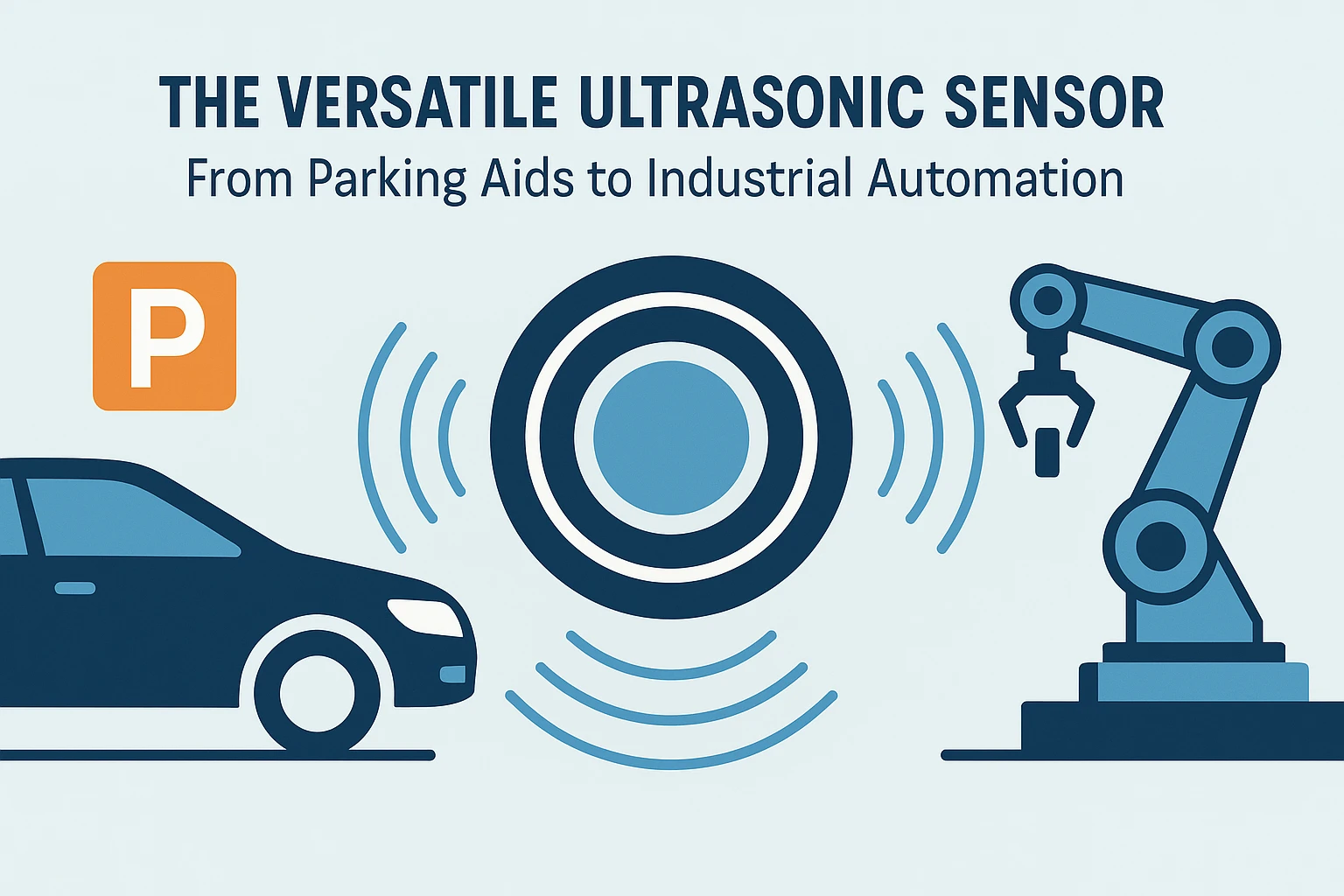 超音波センサーの用途 - 自動車の駐車支援から産業オートメーションシステムまで | Yujie Technology