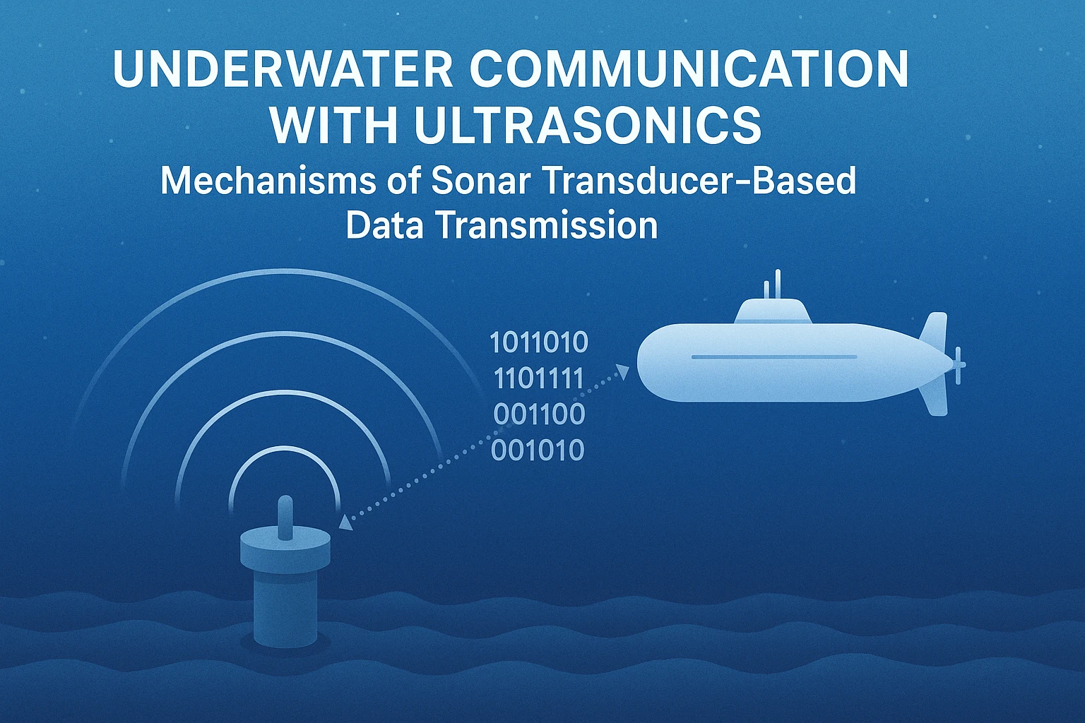 海洋データ送信のための音響モデムトランスデューサを使用した水中超音波通信 | Yujie Technology