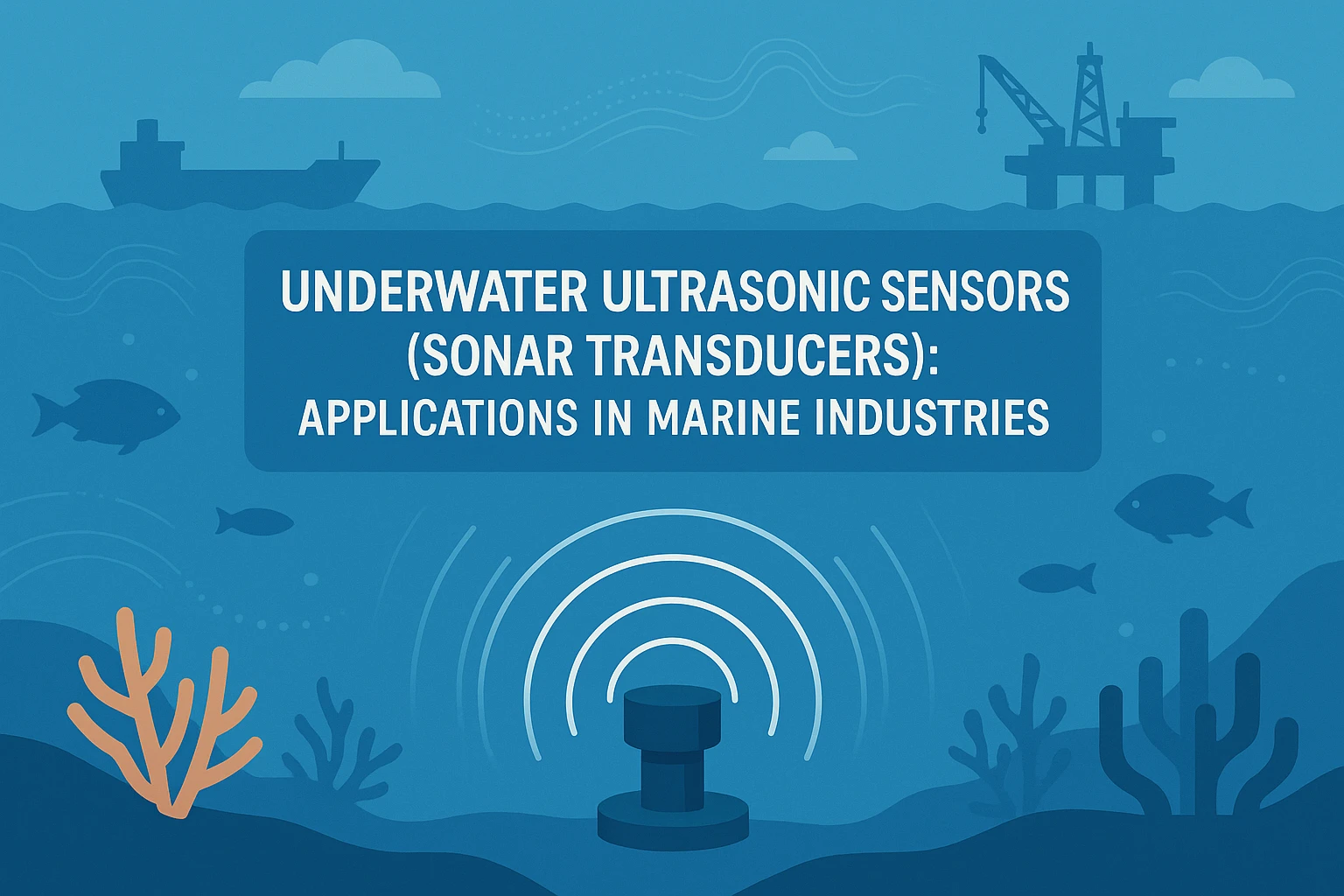 水中超音波センサーとソナートランスデューサ - 海洋産業アプリケーションガイド | Yujie Technology